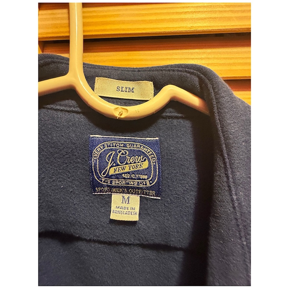 J. Crew Chamois Heavy Shirt Navy